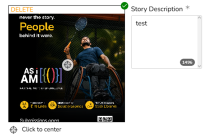 Guidelines Step 5 story description screenshot